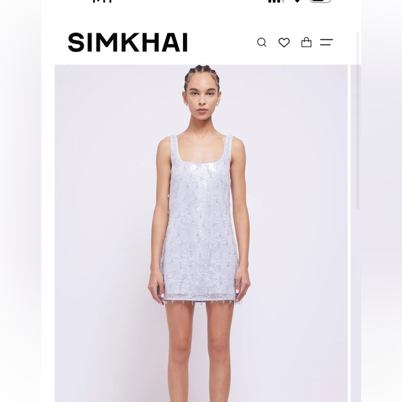 Light blue simkhai dress! Never worn! - Picture 2 of 3